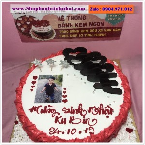 Bánh Sinh Nhật In Hình Ảnh - H09